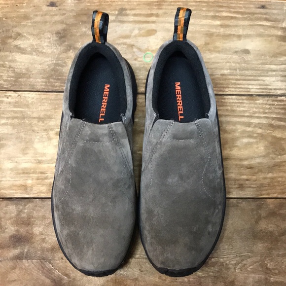 merrell suede slip on shoes